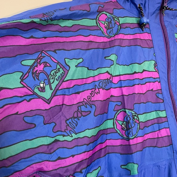 Vintage Retro Misty Mountain Rain Jacket - Picture 3 of 7